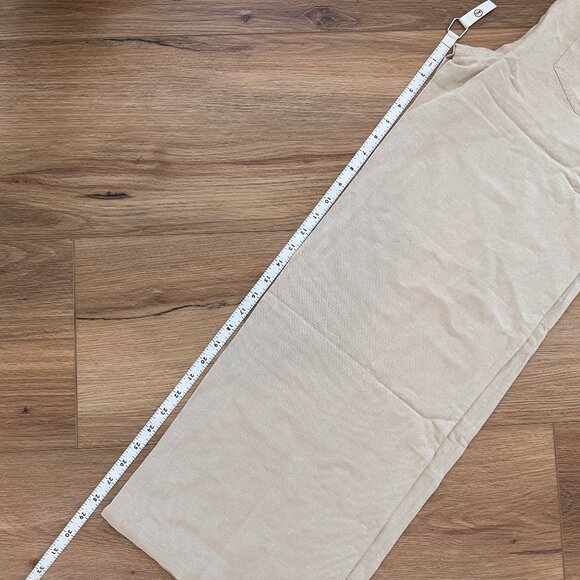 NA-KD Mid Waist Linen Mix Pants - Picture 15 of 15